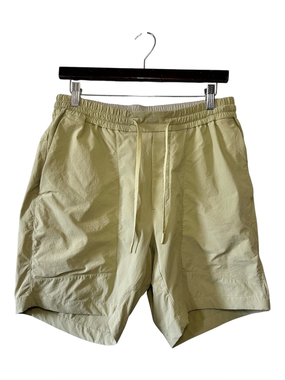 Lululemon Men’s Dew Green Bowline Shorts 7.5” Stretch Ripstop Shorts- Large